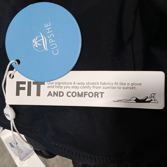 😍Cupshe Black Women One Piece Swimsuit Size S 😍 - Picture 5 of 5